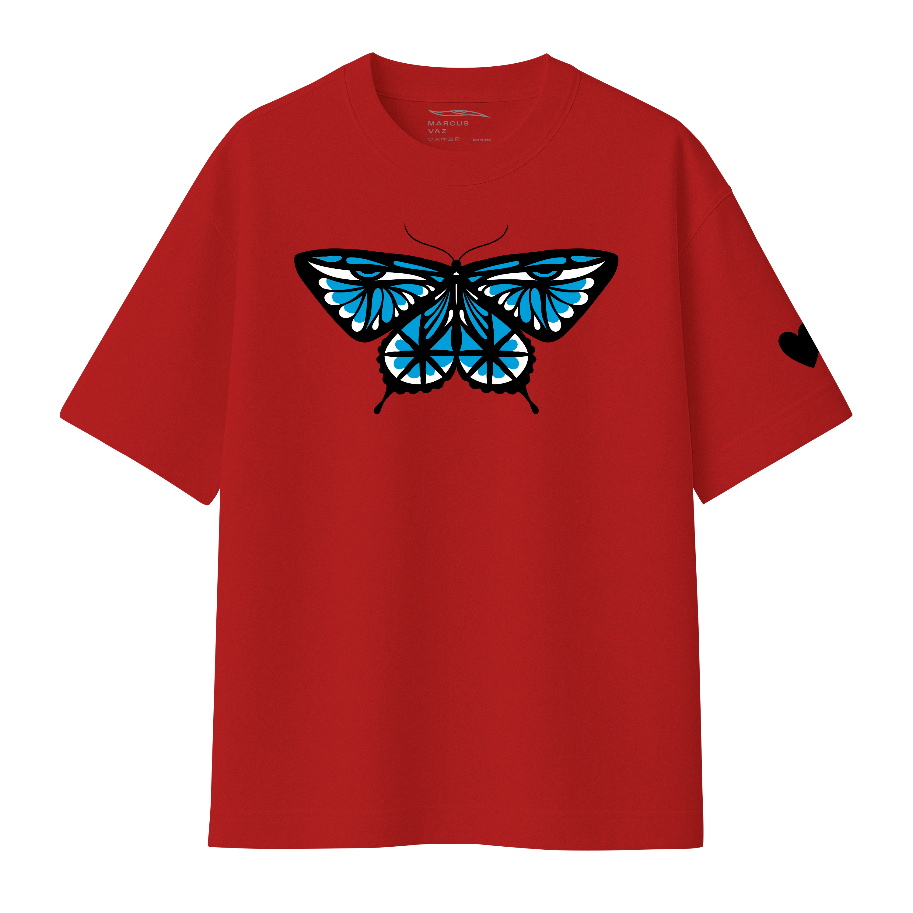 Camiseta Oversized Borboleta
